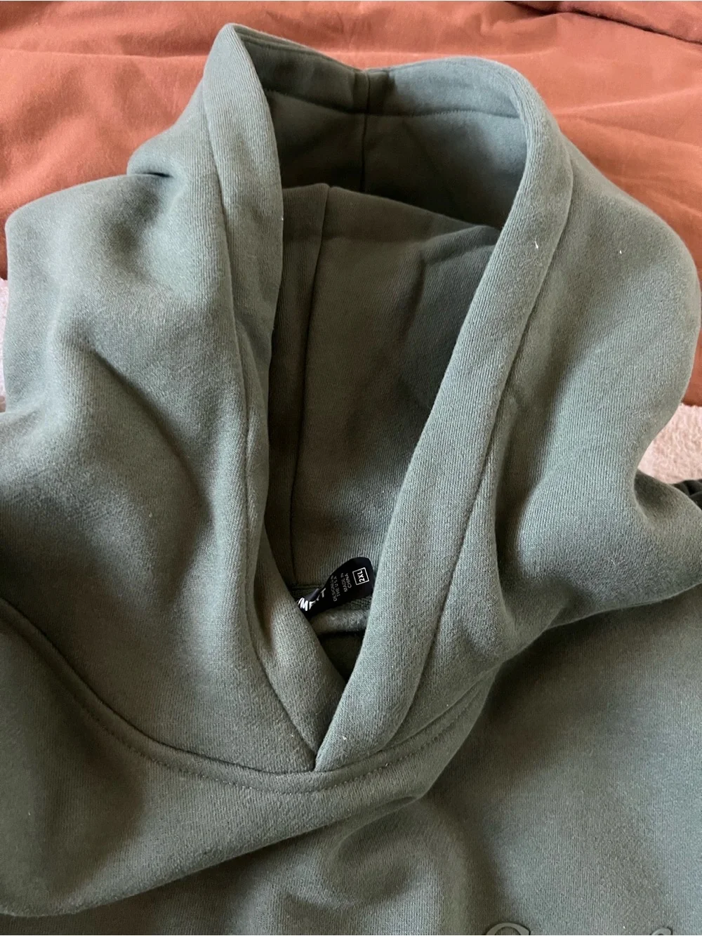 Comfort-Fit Olive Green Sweatpants & Hoodie Set